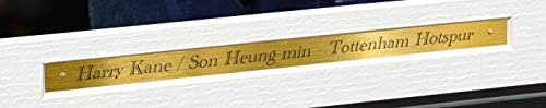 Grande impressão A3+ assinada Harry Kane Son Heung Min Tottenham Hotspur Spurs autografado fotografia de fotografia de quadro de quadro