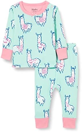 Pijama de manga longa de algodão orgânica de Hatley Baby Girls