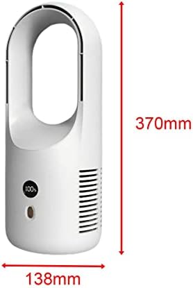 Ventilador de ar condicionado de Gralara evaporativo com um umidificador portátil USB Recarregável ventilador sem lâmina para quarto