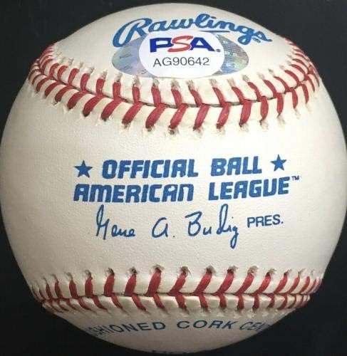 Kirby Puckett assinou o HOF 2001 American League Baseball, PSA Grade Near Mint - Bolalls autografados