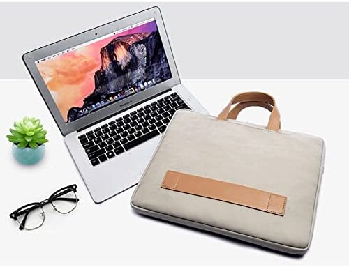 Sawqf Women Women Laptop Bag PU Caso de Capacão Caso Transporte Bolsa Men Bolsa Bolsa Bolsa de Manga de ombro