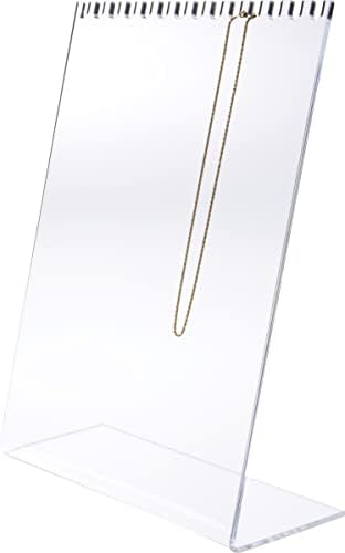 PLYMOR CLARE CARCHLICO ACRYLIC STAND STAND com ganchos superiores, 10.625 W x 4 D x 13,5 h