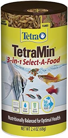 Tetramina tetramina seleciona-a-alimentos 2,4 onças, flocos de peixe, pacote de variedades