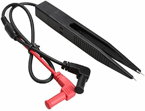 1 * 250V Multímetro Multímetro SMD Medidor de clipe Medidor SMD Tweezers Capacitância Resistência ao diodo Tester Pen do teste