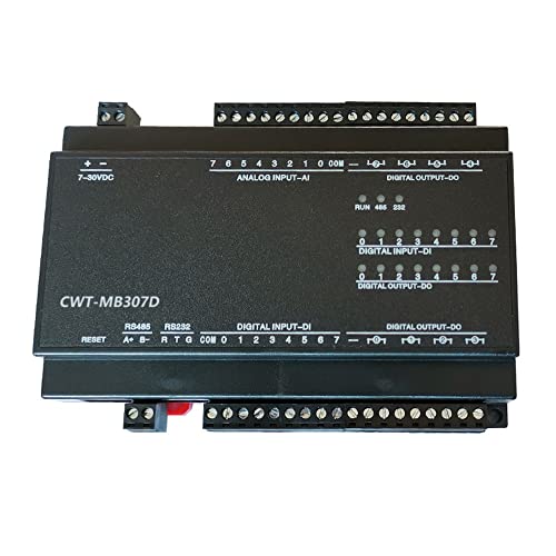 CWT-MB307D 8AI+8DI+8do Ethernet Modbus TCP IO Módulo de aquisição