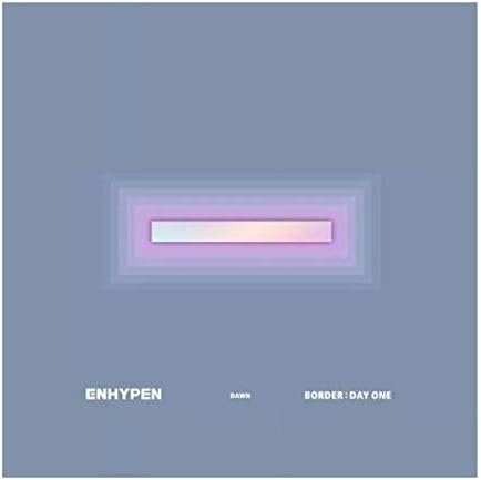 Border Enhapen: Dia Um 1º Mini Álbum Dawn Versão CD+136p Photobook+Clear Story Cober