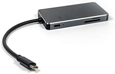 Micro SATA Cabos Tipo C a Sd-Tif Dongle com HDMI, USB 3.0, PD e Metal Shell