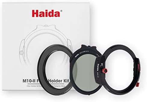 Haida M10-II Kit de suporte de filtro de 100 mm com anel adaptador de 82 mm