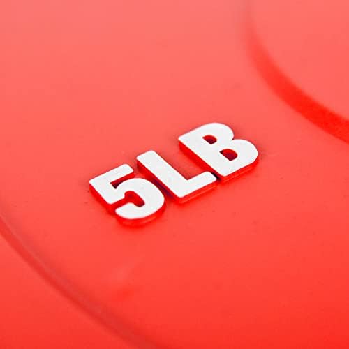 NEXO 5LB PLACA DE PLACA DE REBORMA RED RED - acabamento fosco premium 2x 5 lb de treinamento de treinamento cruzado