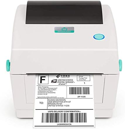 Impressora de etiqueta de remessa Impressora térmica direta de alta velocidade - Compatível com , eBay, Etsy, Shopify - 4 ×