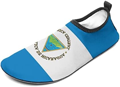 Nicarágua bandeira de sapatos esportivos de água rápida para a praia Surf Surf Sport Slip-On Aqua meias para homens