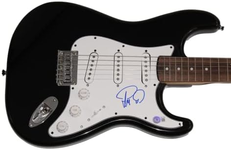 Trey Anastasio assinou autógrafo em tamanho grande Black Fender Stratocaster Guitarra Electric W/ Autenticação Beckett Bas