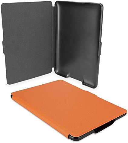 Caixa de onda de caixa compatível com Kindle Paperwhite - Capa de couro fino, capa de baixo perfil com couro texturizado de volta