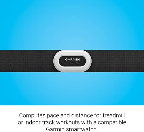 Garmin HRM-PRO Plus, monitor de frequência cardíaca premium de cinta de tira, captura dinâmica de corrida, transmite via Ant+ e