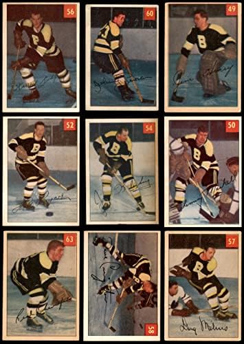 1954-55 Equipe de Parkhurst Boston Bruins colocou Boston Bruins VG+ Bruins