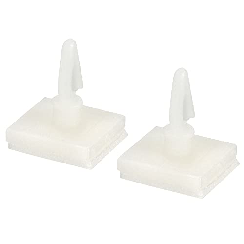 Patikil Adhesive Stofff, 50 Pack Rice Mount Isollet Isolet Isolation Coluna PCB Spacer 0.25 Altura de suporte, branco