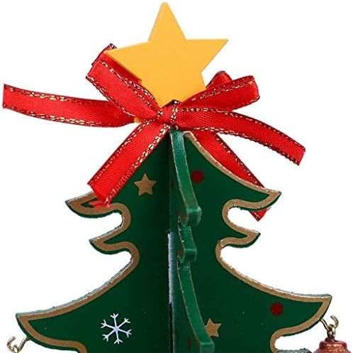 N/A Decorações de Natal, Árvore de Natal de Madeira, Caixa de Música, Decoração de Desktop, Dê namorado e namorada