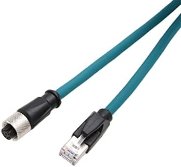HANGTON Ethernet Cable M12 Coded 8 pinos fêmea de 8 pinos para RJ45 CANTO DE PACTO CAT-7E PARA APLICAÇÃO DE APOTILIZAÇÃO DE