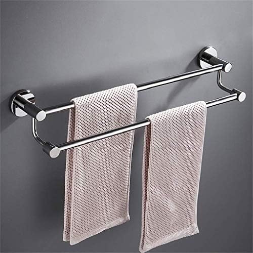WSZJJ TOLHA TOLHA- Organizador de toalhas de banho de aço inoxidável, suporte de toalha de acabamento escovado em estilo