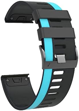 Davno 26 22mm Silicone Rellow Relógio Relógio Bandas para Garmin Fenix ​​6 6x Pro Watch EasyFit Wrist Fenix ​​5 5x Plus