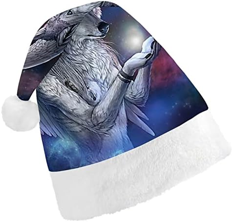 Lobo do chapéu de Natal de Wolf Hats de Natal Funny Hats Festas Chapéus para Mulheres/Homens