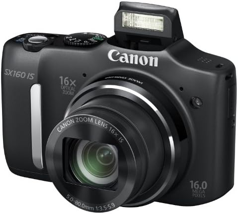 Canon Digital Camera PowerShot SX160IS 16MP x16 Zoom óptico AA Battery PSSX160IS - Versão internacional