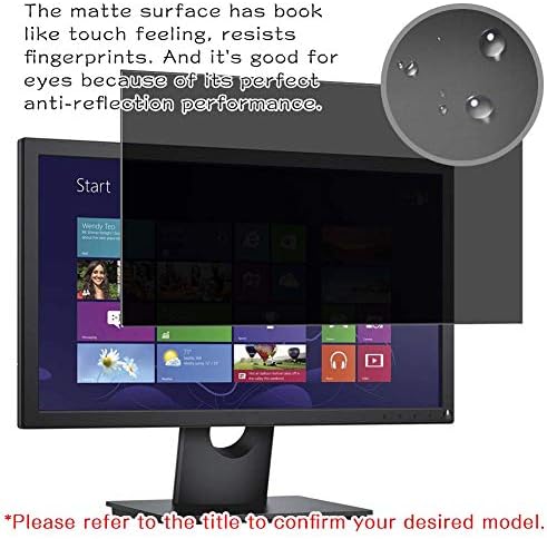 Protetor de tela de privacidade do Synvy, compatível com o Acer XF250q / XF250 24,5 Monitor de exibição Protetores de filme anti