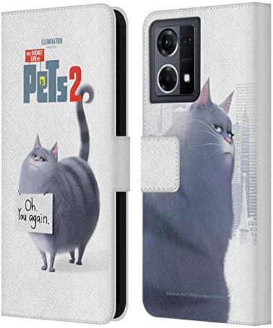 Os projetos de capa de cabeça licenciados oficialmente a vida secreta dos animais de estimação 2 Chloe Cat Caractere Posters de couro