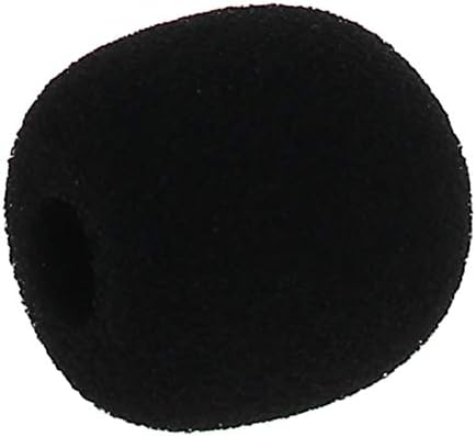 FELECT 5pcs Lable fone de ouvido capa de microfone de capa de espuma de microfone mini -lavalier Microfone de espuma