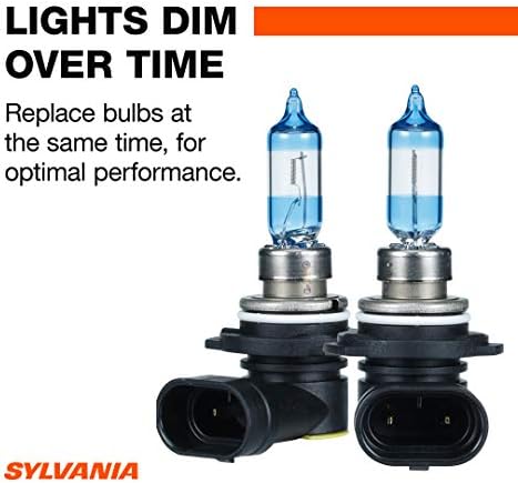 Sylvania - 9012 Silverstar Ultra - Lâmpada de farol de halogênio de alto desempenho, feixe alto, viga baixa e lâmpada de substituição de neblina, mais brilhante de baixo para baixo com luz mais branca e tri -banda