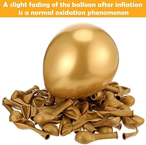 Balões de ouro metálicos de 100 polegadas de 5 polegadas de 5 polegadas