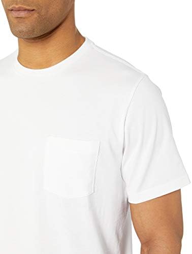 Essentials Men Slim-Fit Short-Mingeve Crewneck T-shirt, pacote de 2