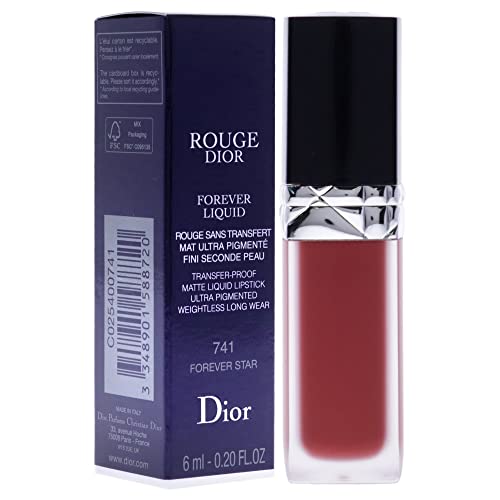 Christian Dior Rouge Dior Forever Liquid Matte - 741 Forever Star Lipstick Mulheres 0,2 oz