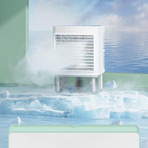 Umidificação portátil ar condicionado fã sprayable nebuling ar refrigerador silencioso pequeno fãs de resfriamento de