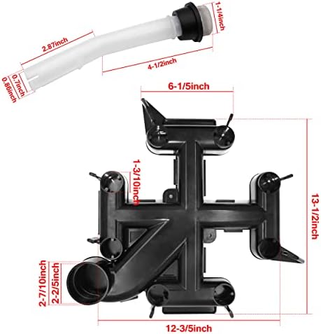 Tiroar 59023700 coletor superior com a substituição do conjunto de sangria de ar para Pentair FNs mais piscina e spa D.E.