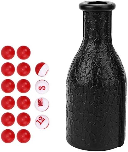 Laionty Rubber Billiard Dice Shaker, 16 dados de bilhar com acessórios de gerenciamento de bola