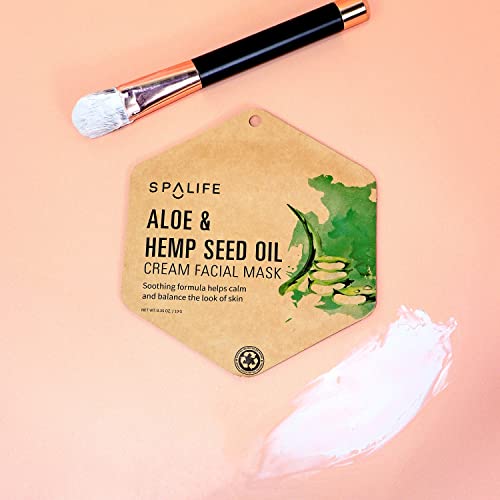 Spalife Aloe & Hemp Seed Oil Cream Máscara Facial 10 Pack