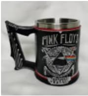 Copo premium de tanques de cerveja viking - caneca de café de madeira em aço inoxidável Cinco dedos Death Punch Design - Qualidade decoração