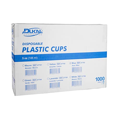 Dukal Dental Plastic Drinking Cups 5 oz, Mauve