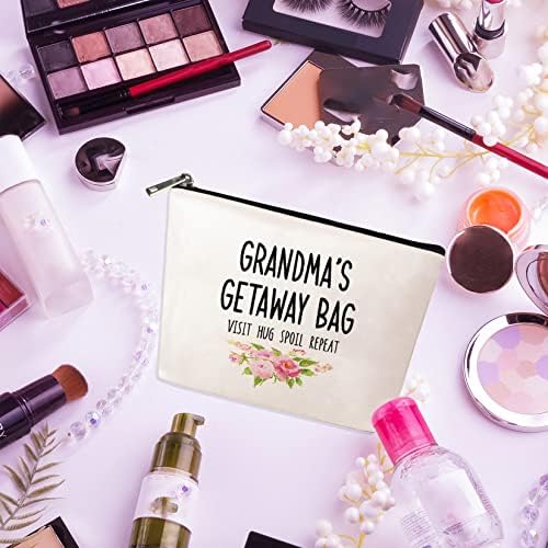 Vovó Getaway Makeup Bag Presens para o Dia das Mães Grammy Avó do Dia das Mães Presente Moms Bolsa de Viagem de Bolsa de Higiene
