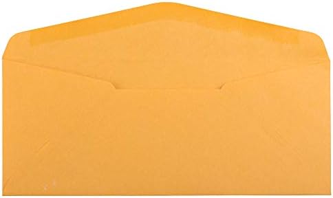 Jam Paper 11 Envelopes - 4 1/2 x 10 3/8 - Brown Kraft Manila - 50/pacote