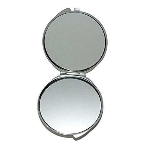 Espelho, espelho compacto, luz do dia a frio ártico, espelho de bolso, espelho portátil