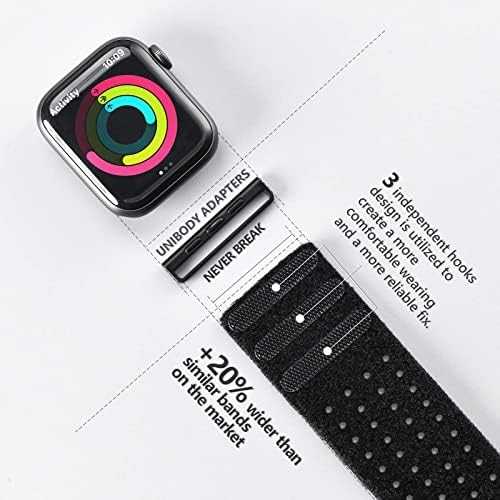 TEFECA Compatível/Substituição Branda de braçadeira/tornozelo de loop esportivo respirável para Apple Watch/Apple Watch Ultra