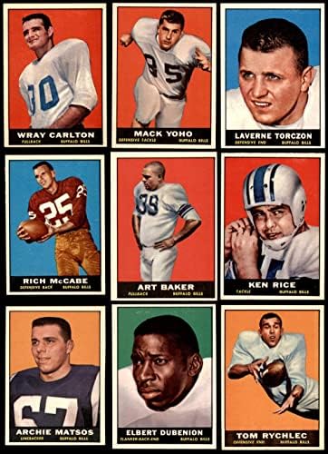 1961 Topps Buffalo Bills Team Definir Buffalo Bills EX/MT+ Bills