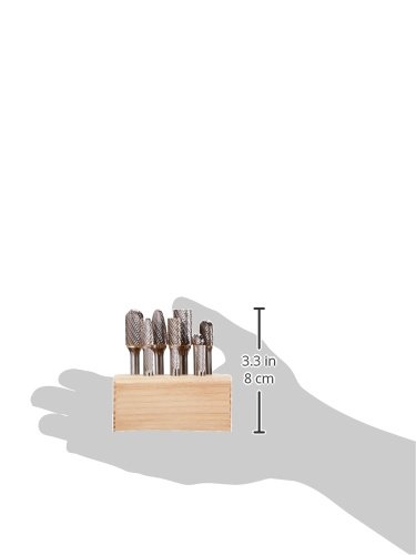 Kodiak Cutting Tools 4J-518Y-JQ3L EUA Made Carbide Bur em hastes de 1/4 , variado