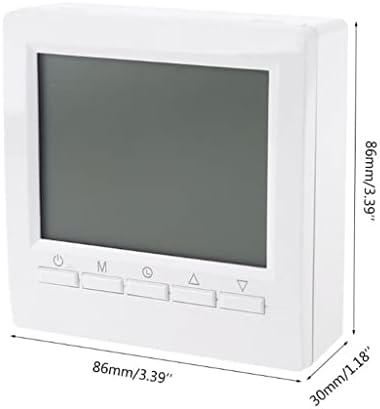 Termostato de caldeira a gás LCD HNKDD 3A Controlador de temperatura de aquecimento da sala programável semanal 86x86mm