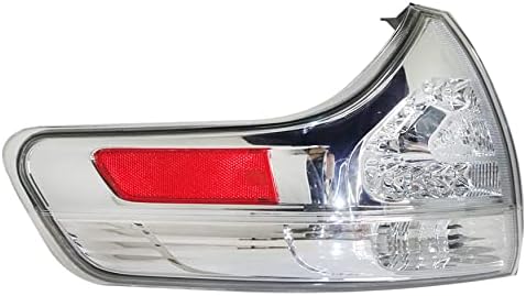 WFLNHB Substituição do conjunto da luz traseira do lado esquerdo para Toyota Sienna 2011-2020 Lateral do lado do
