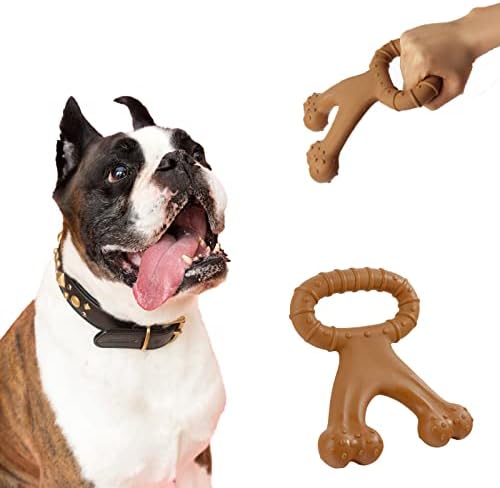 Brinquedos de cachorro duráveis ​​dlical, brinquedos para cães para mastigar agressivos raças grandes, brinquedos agressivos para cães grandes, ossos de cães de cã