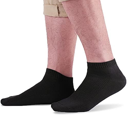 Ait Fish algodão meias para homens e mulheres - Meias de tornozelo de baixo corte baixo