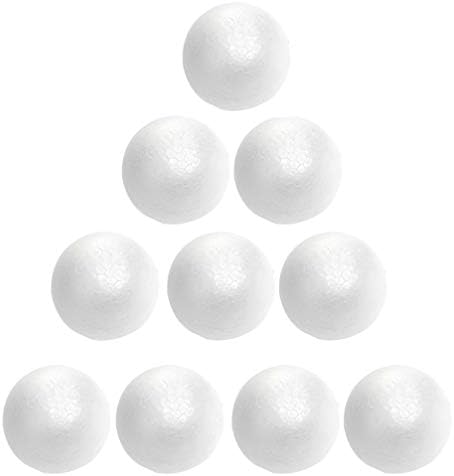 Decoração de casa stobok decoração de casa bolas brancas para artesanato bolas de espuma de 1,57 polegada de Natal de espuma